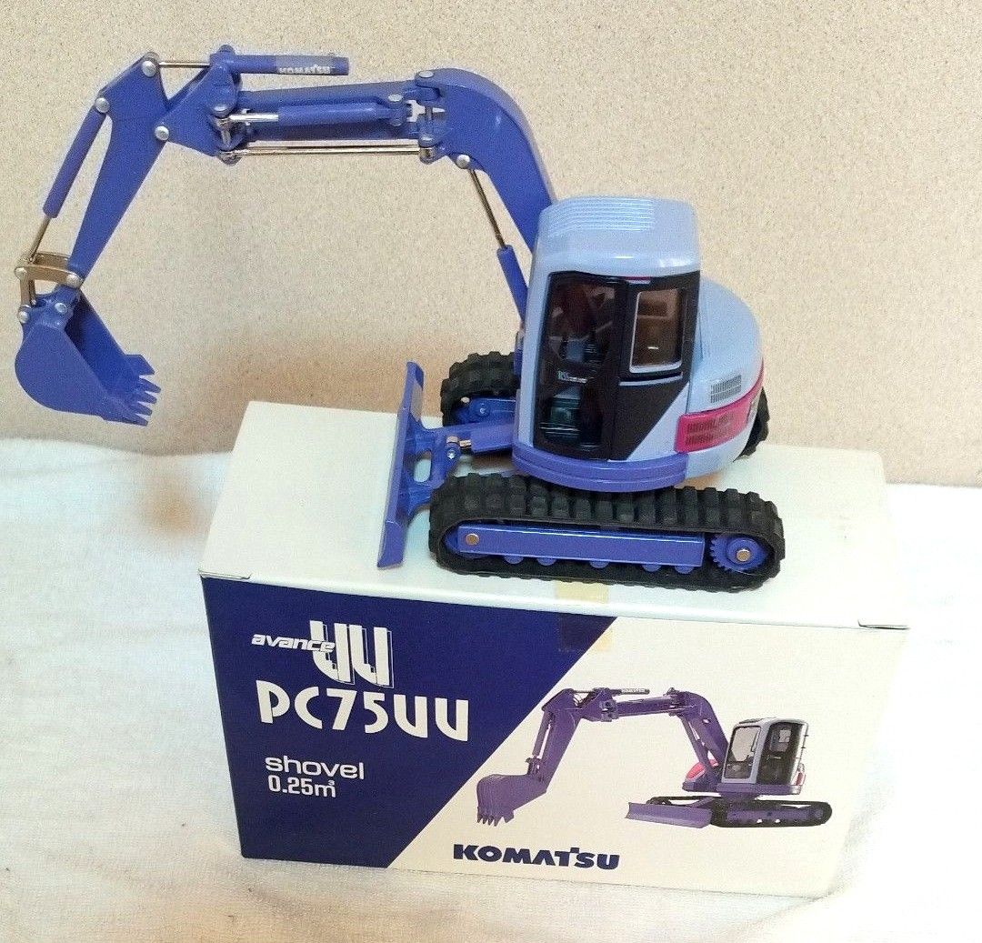 KOMATSU コマツ PC75uu ミニチュア|建設車両、作業車 KOMATSU コマツ PC75uu ミニチュア|建設車両、作業車