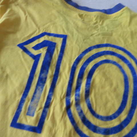 ○adidas アディダス◆サッカー スウェーデン代表 1974年 復刻 ユニフォーム ゲームシャツ 10番◆メンズ イエロー Ｍサイズ_画像8