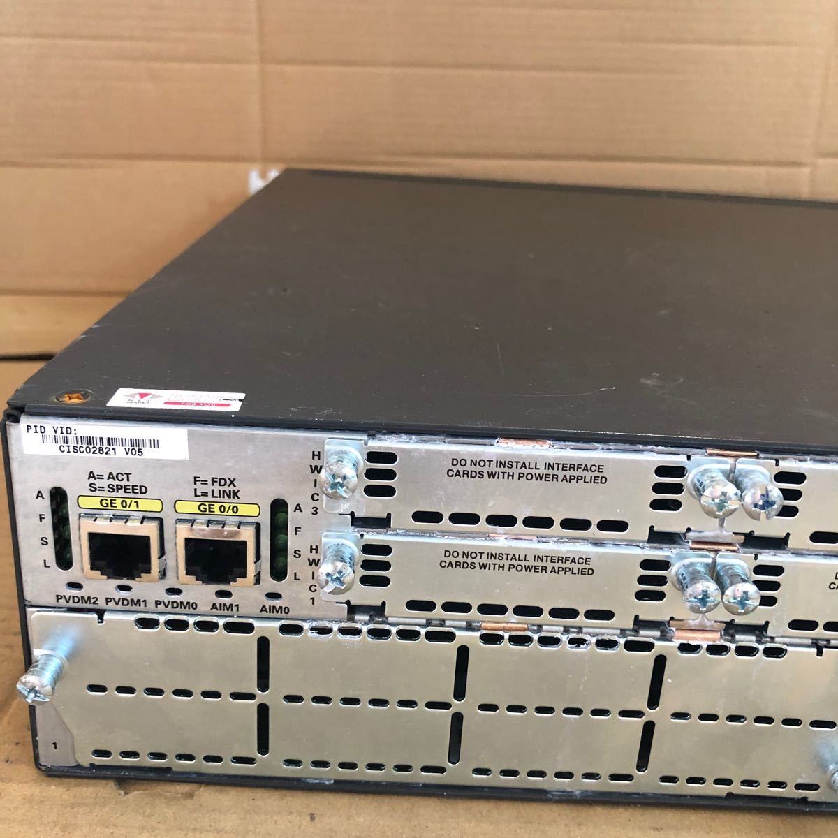 (3-4)/Cisco 2800シリーズ CISCO2851 V05通電OK_画像5