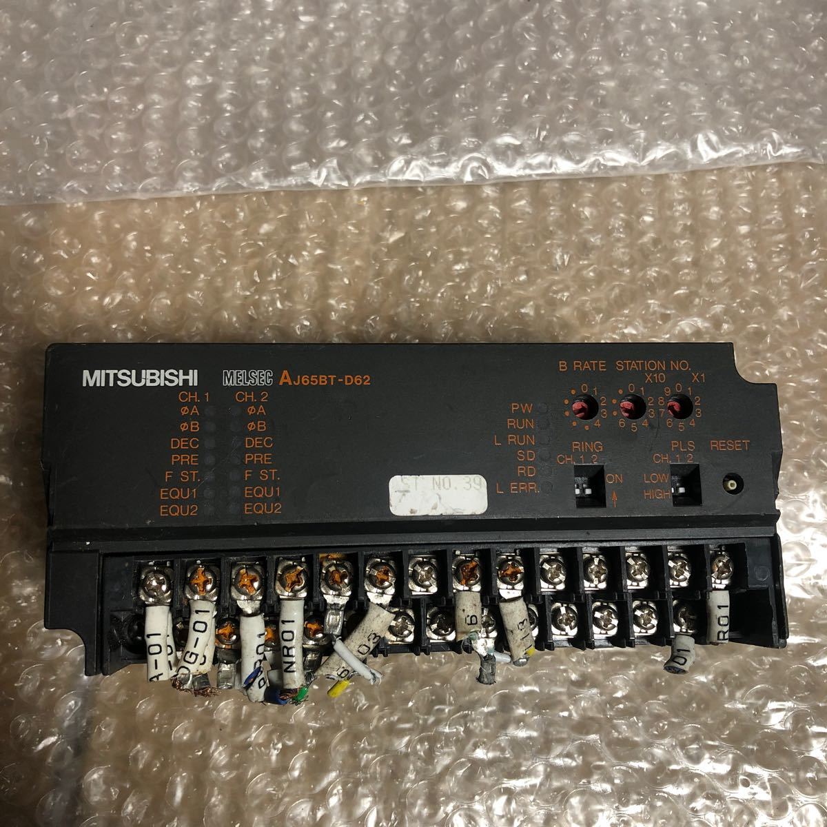 （1A-87）三菱 PLC AJ65BT-D62 CC-Link高速カウンタユニット