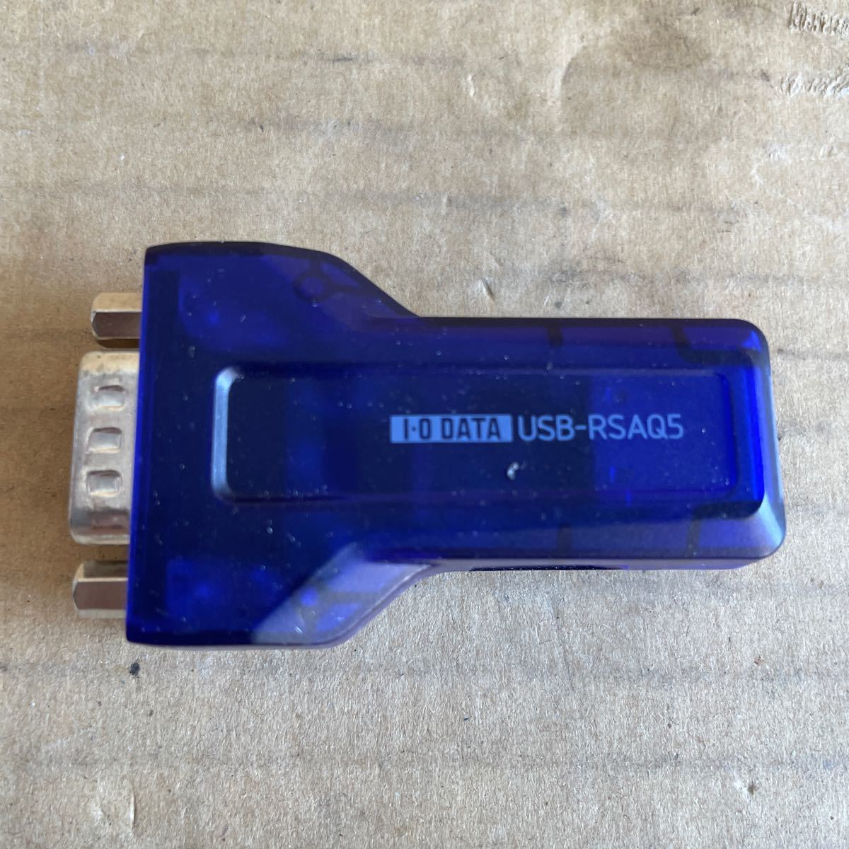 （91）IODATA USB RS-232C シリアル変換アダプター USB-RSAQ5 ジャンク_画像1