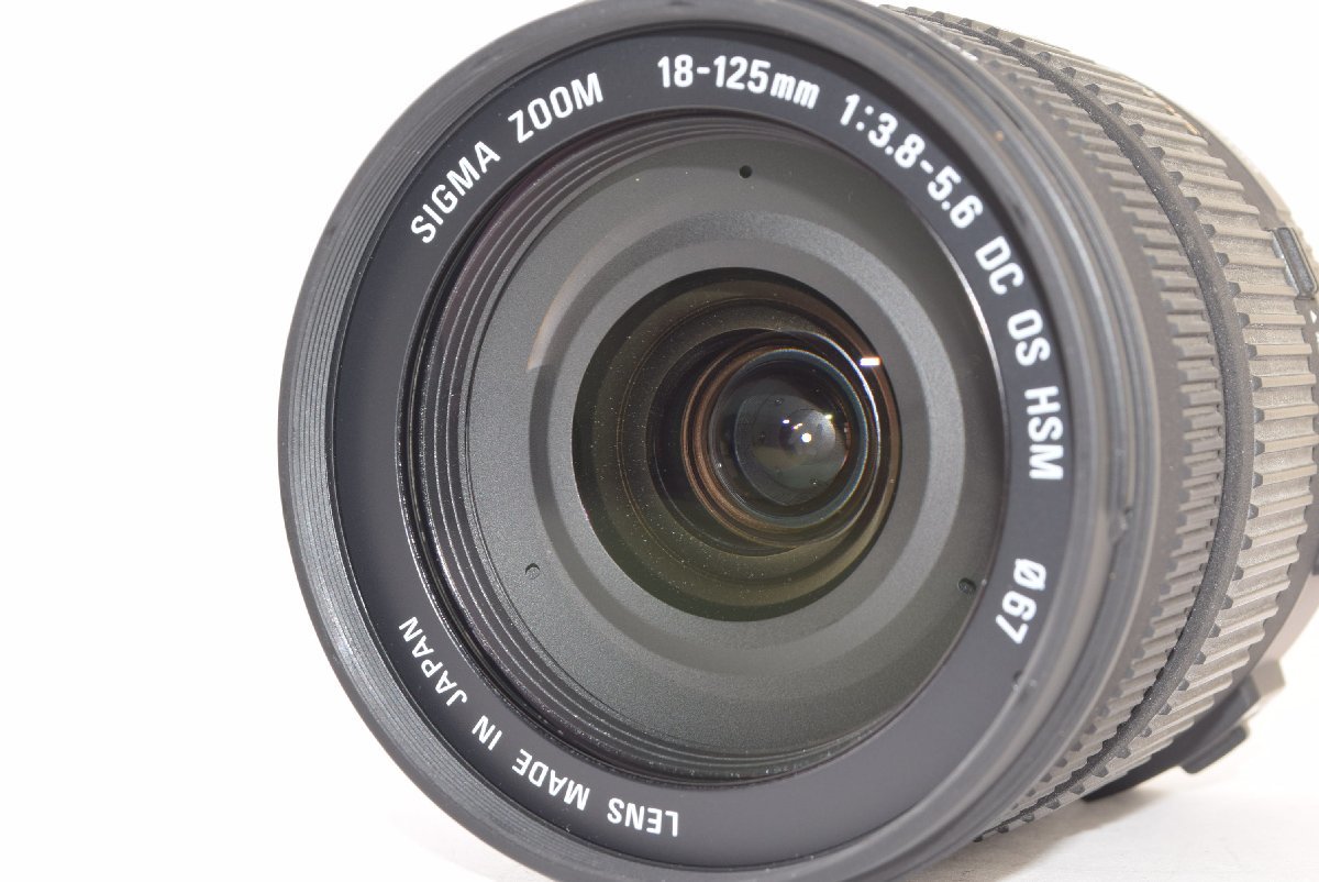 ★美品★ SIGMA シグマ 18-125mm F3.8-5.6 DC OS HSM for Nikon 2311030