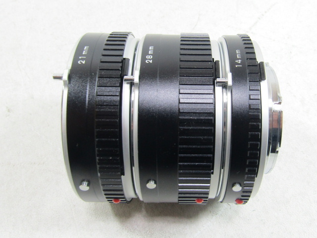 ■■Minolta ミノルタ MC オート 中間リング AUTO EXTENSION TUBES 14㎜/21㎜/28㎜ 取説/共箱■■_画像5