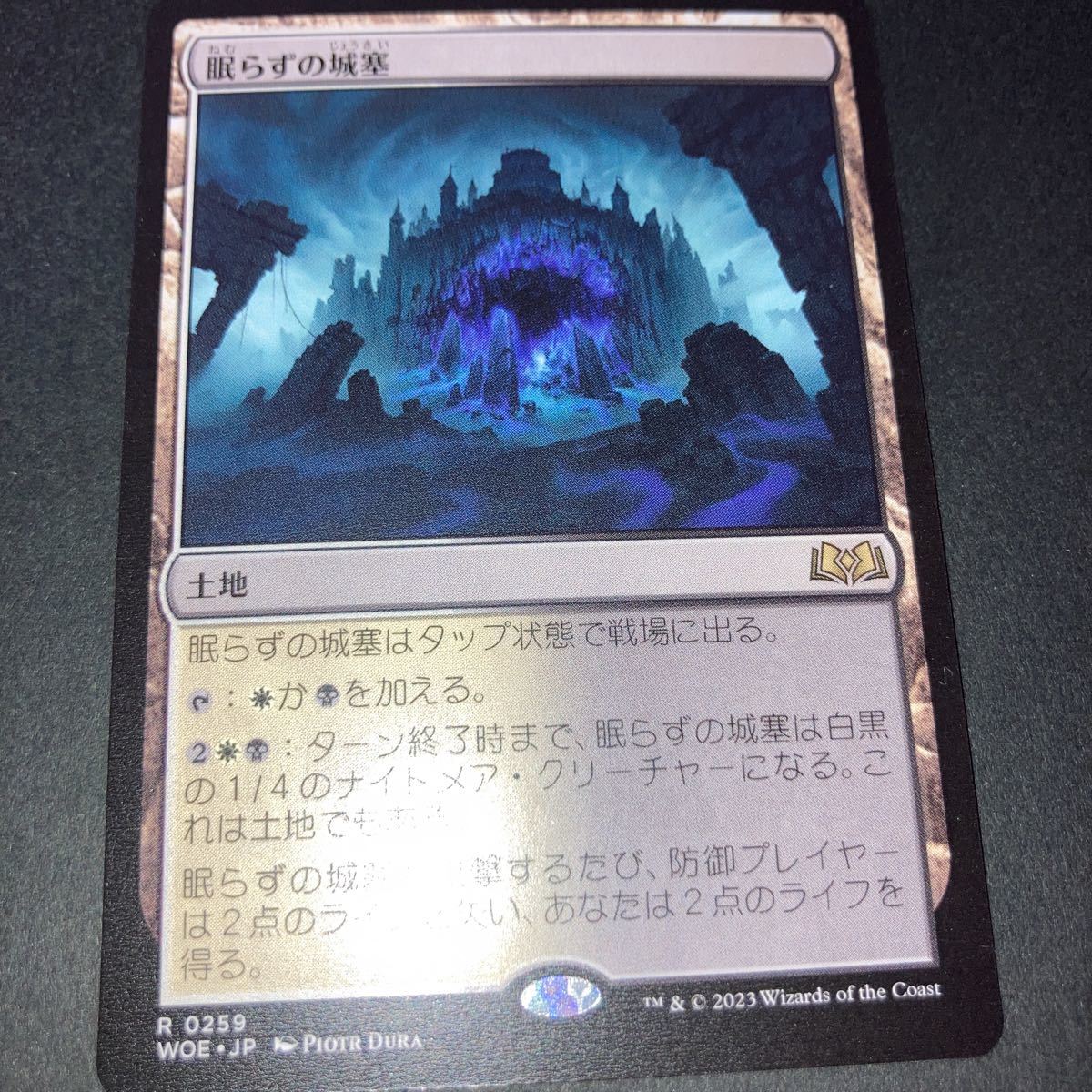 眠らずの城塞　ギャザリング mtg エルドレインの森_画像1