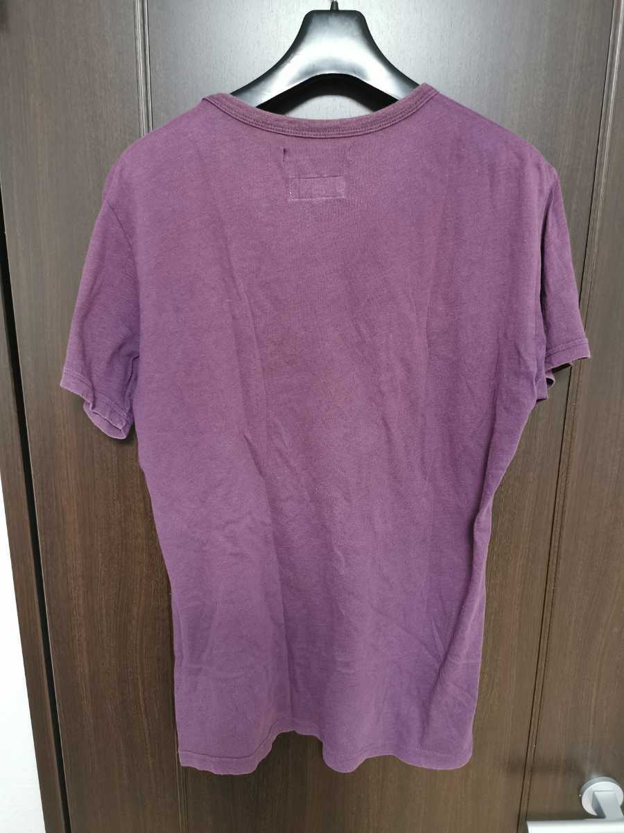 アールニューボールド R.NEWBOLD 半袖Tシャツ Mサイズ 紫 パープル_画像2