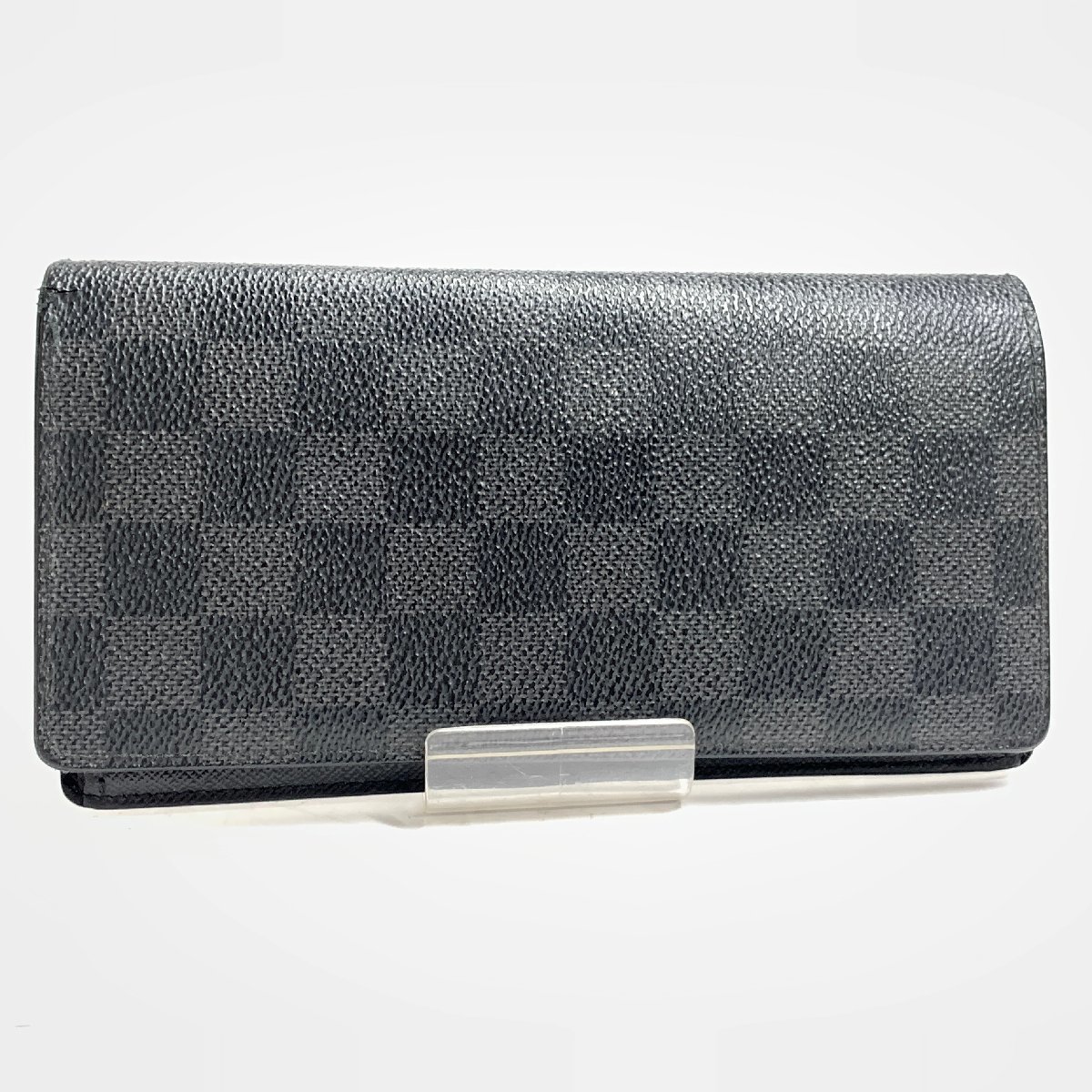 f001 C ルイヴィトン ダミエグラフィット ポルトフォイユ ブラザ 二つ折り M62665 LOUIS VUITTON_画像1