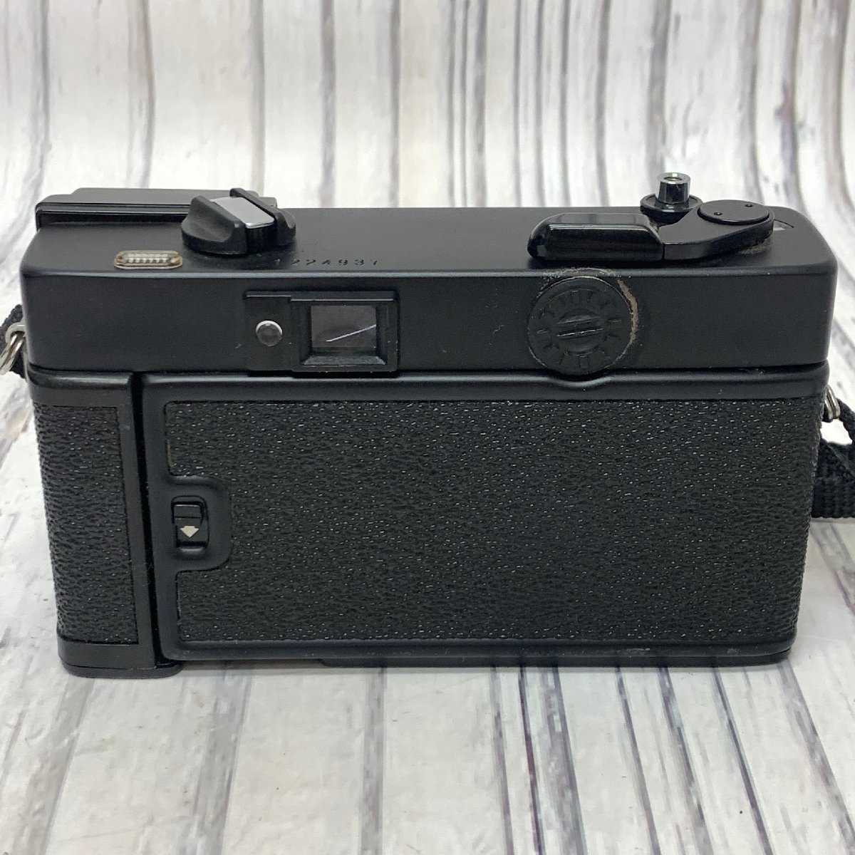 s001 A2 保管品 コニカ KONICA C35 EF フィルムカメラ KONICA HEXANON 38mm F2.8 レンズカバー無し カメラケース付き 中古_画像5