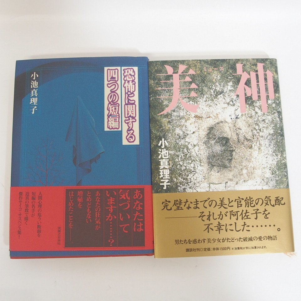 f002l F2 263.小池真理子 初版 恋/夜ごとの闇の奥底で/ナルキッソスの鏡/記憶の隠れ家/美神 他 10冊セット ハードカバー 帯付き_画像3