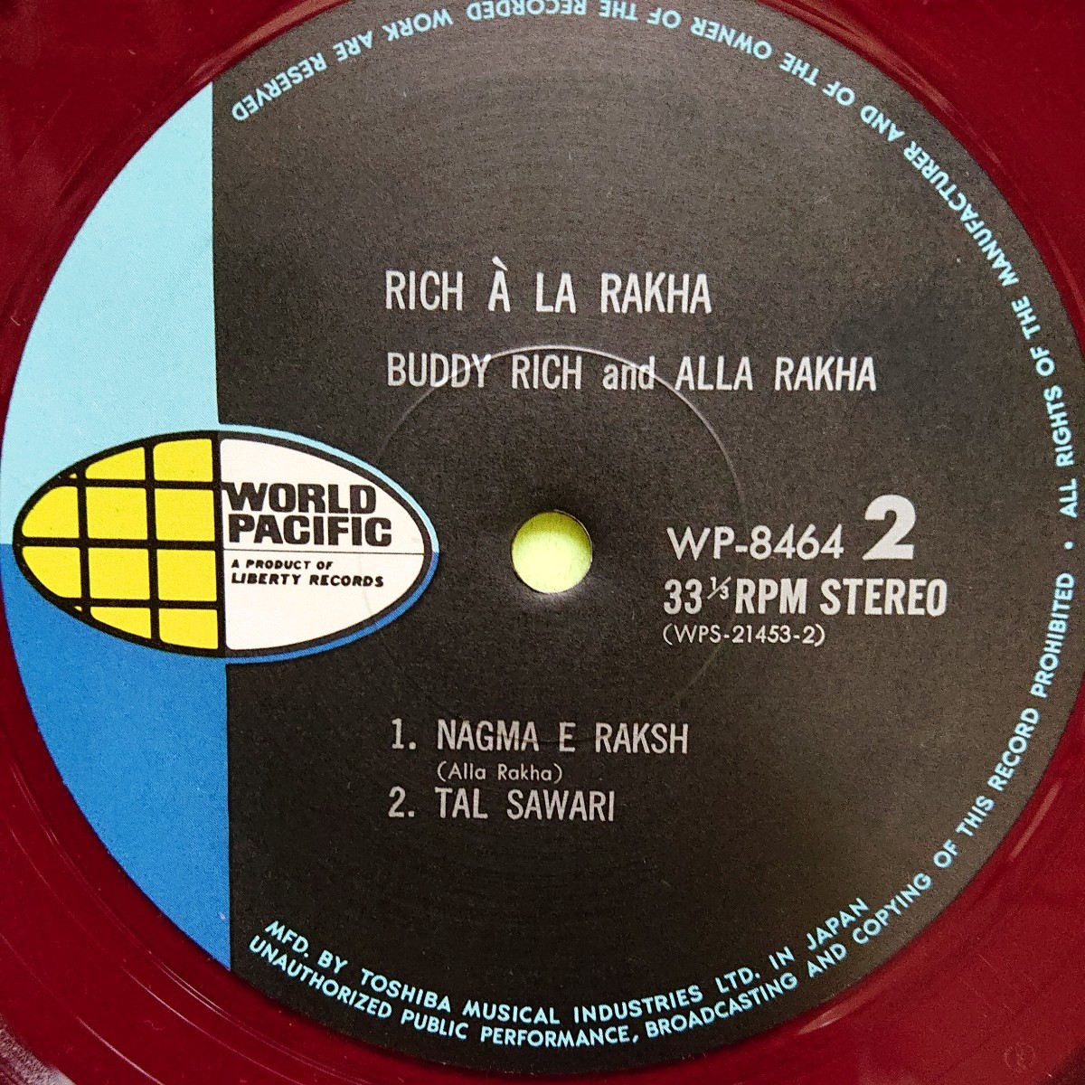 LP(赤盤)/バディ・リッチとアララーカ〈インド音楽とジャズの接点〉_画像7