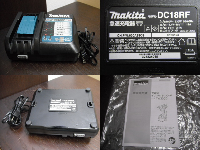2/未使用品 マキタ 18V 充電式インパクトレンチ TW300DRGX_画像10