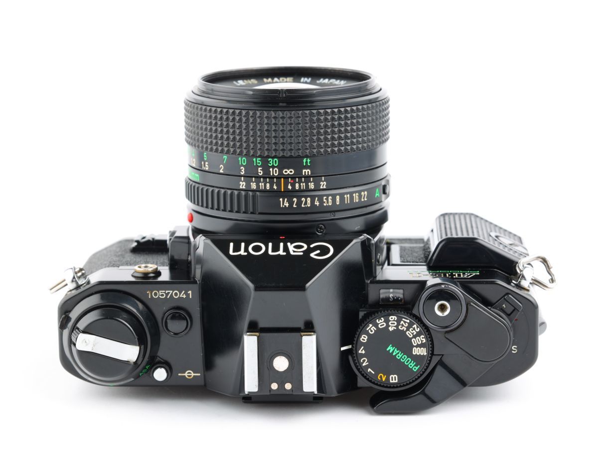 03342cmrk Canon AE-1P PROGRAM + New FD 50mm F1.4 MF一眼レフ フイルムカメラ 標準レンズ_画像5