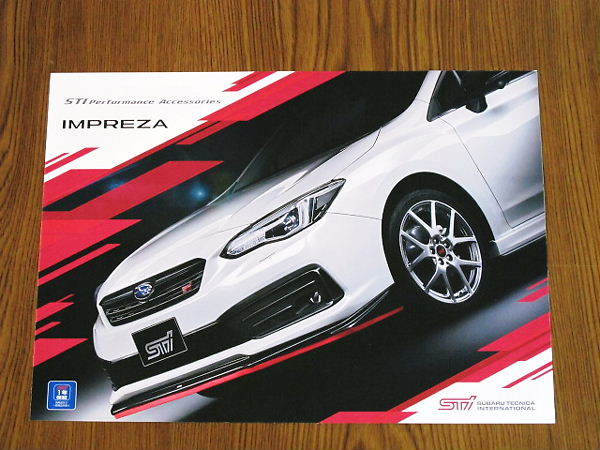 ** Subaru Impreza G4 2020 year 10 month version catalog set new goods **