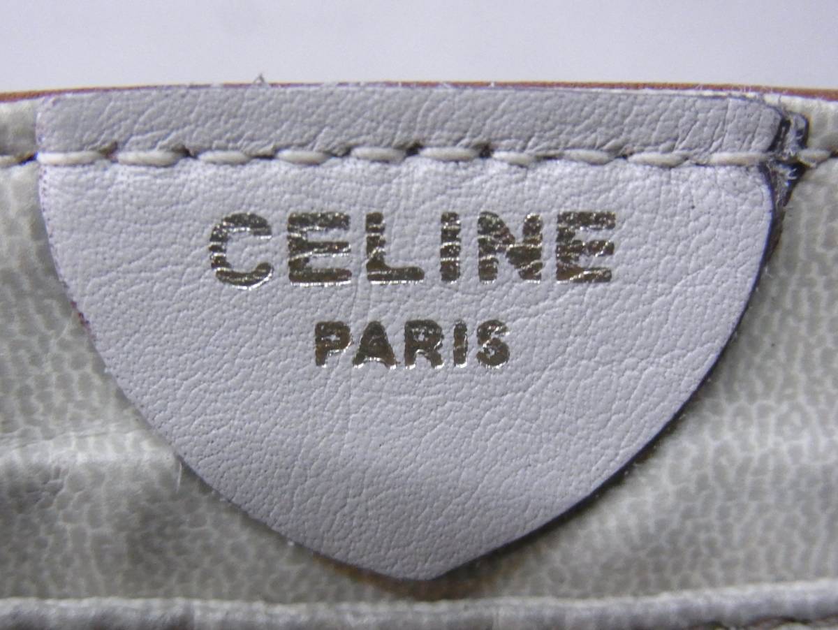 CELINE Celine лошадь машина металлические принадлежности клатч Vintage 