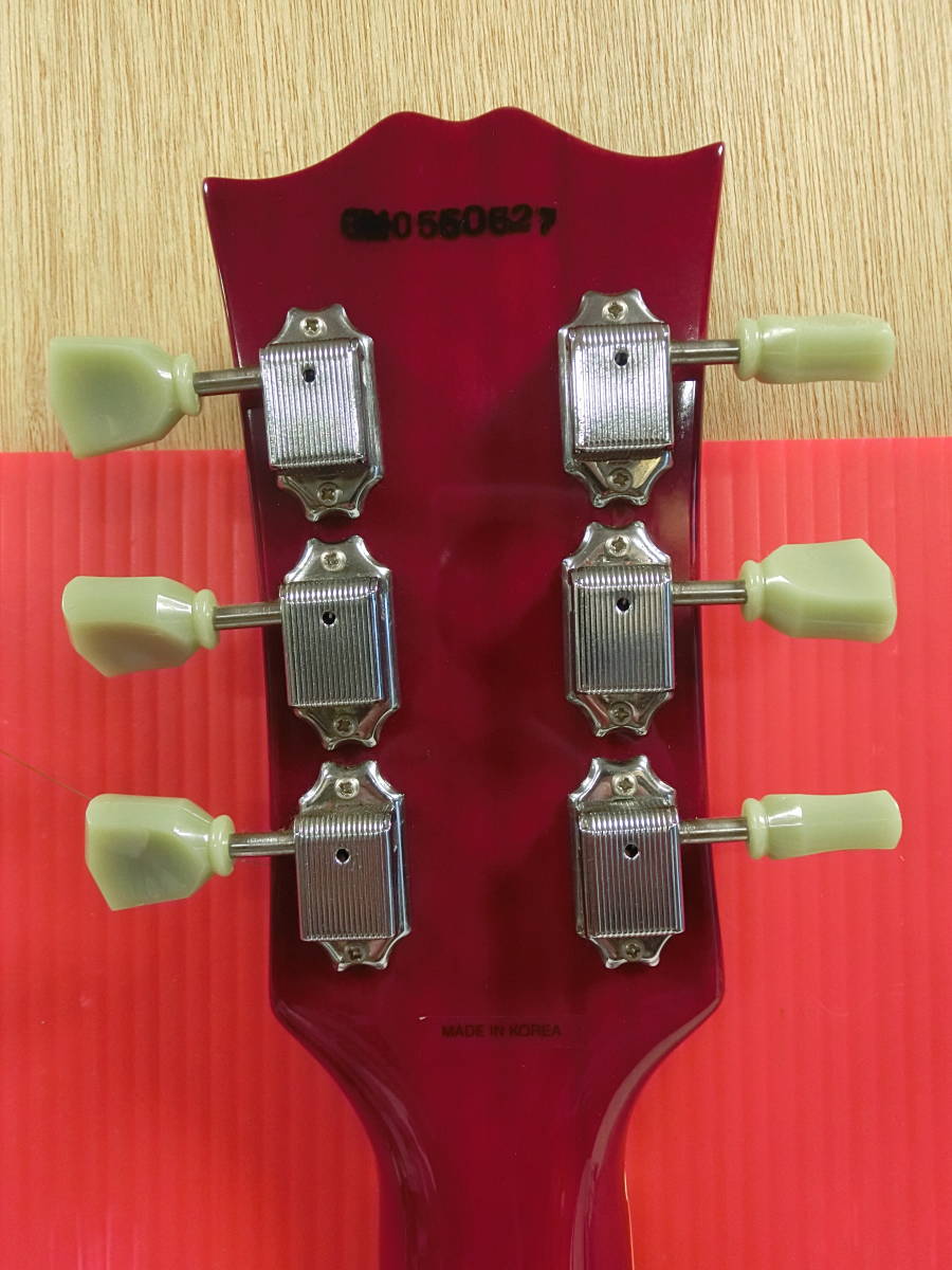 1123え　動作確認済　GRASSROOTS レスポールタイプ G-LP-60S　ギター・ベース本体 エレキギター　_画像6