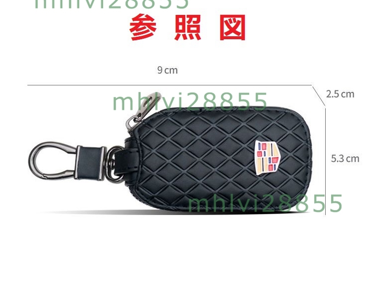 * Chevrolet CHEVROLET* black * key case smart key cover PU leather stylish kalabina car key holder man and woman use storage 