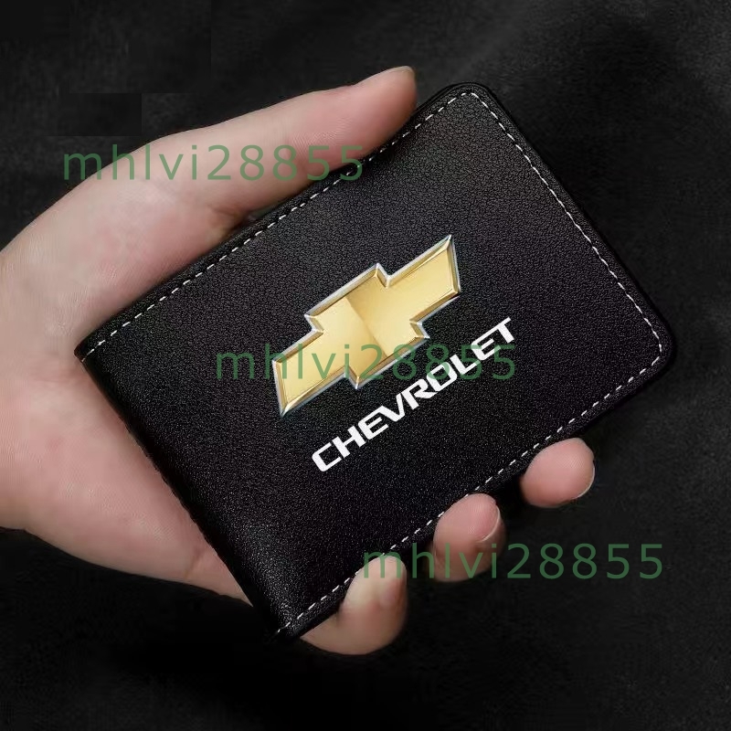 * Chevrolet CHEVROLET* черный * футляр для карточек лицензия inserting PU кожа . минут доказательство кейс карта место хранения тонкий чехол для пропуска карта inserting 