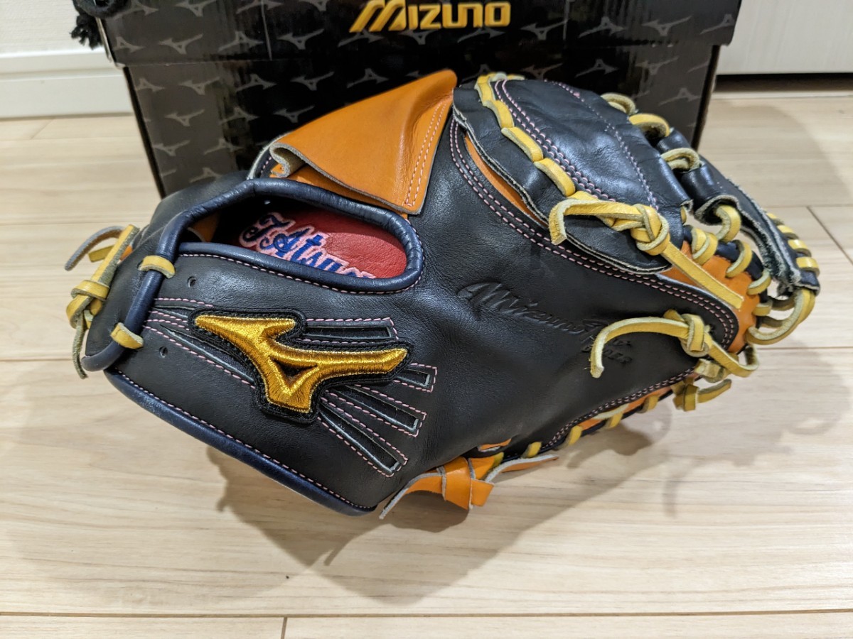 ミズノプロ　オーダー　硬式　キャッチャーミット　波賀ジャパン　美品　阿部慎之助 MIZUNO 大人用