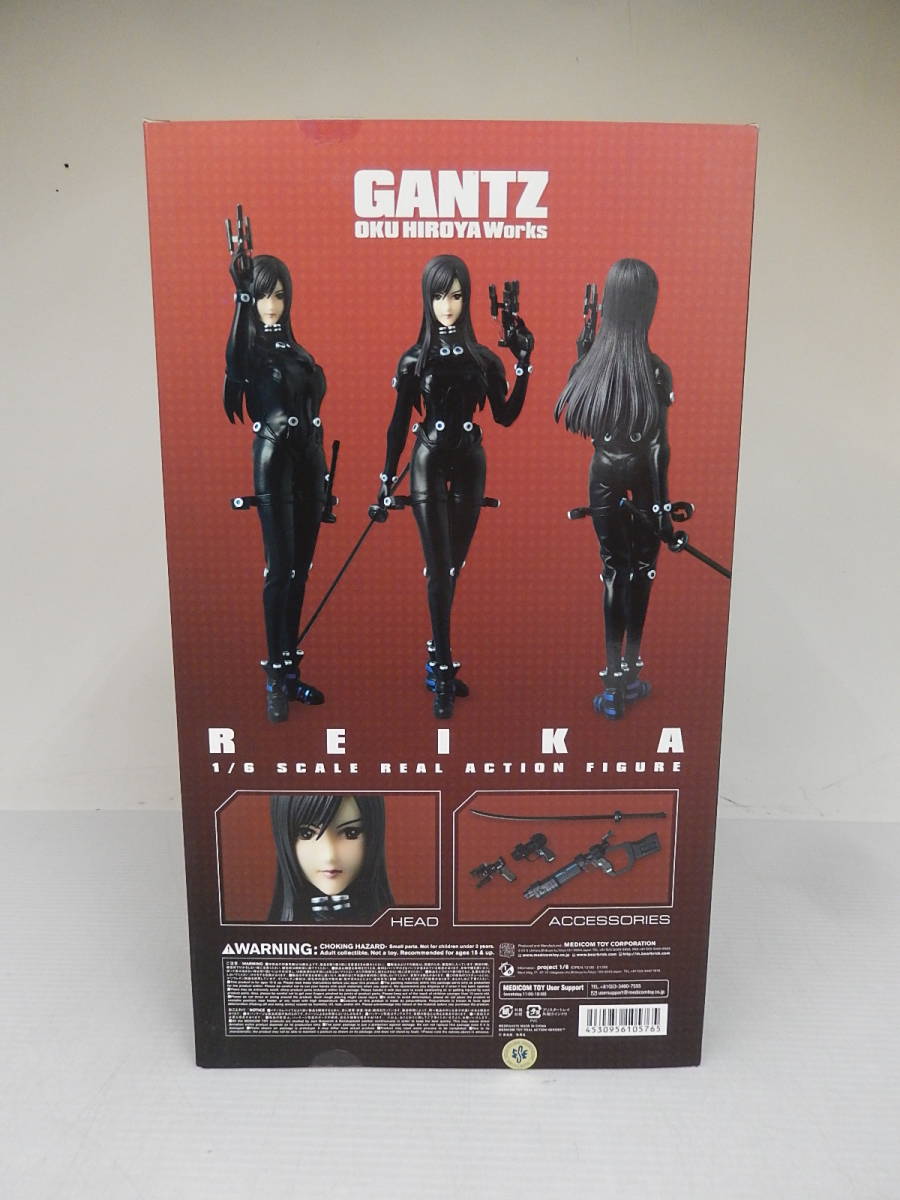 メディコムトイ リアルアクションヒーローズ RAH 1/6スケールフィギュア ガンツ GANTZ レイカ　ジャンク_画像3