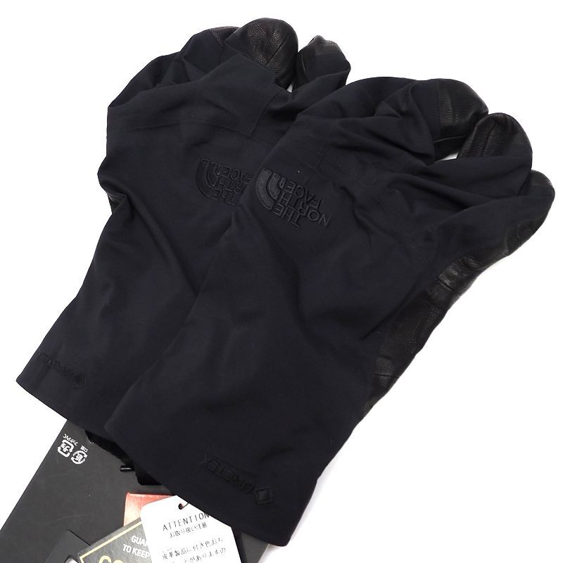 K0469S новый товар THE NORTH FACE/ Gore-Tex ракушка перчатка [ размер :L] черный MT SHORT SHELL GLOVE GORE-TEX кожа North Face 