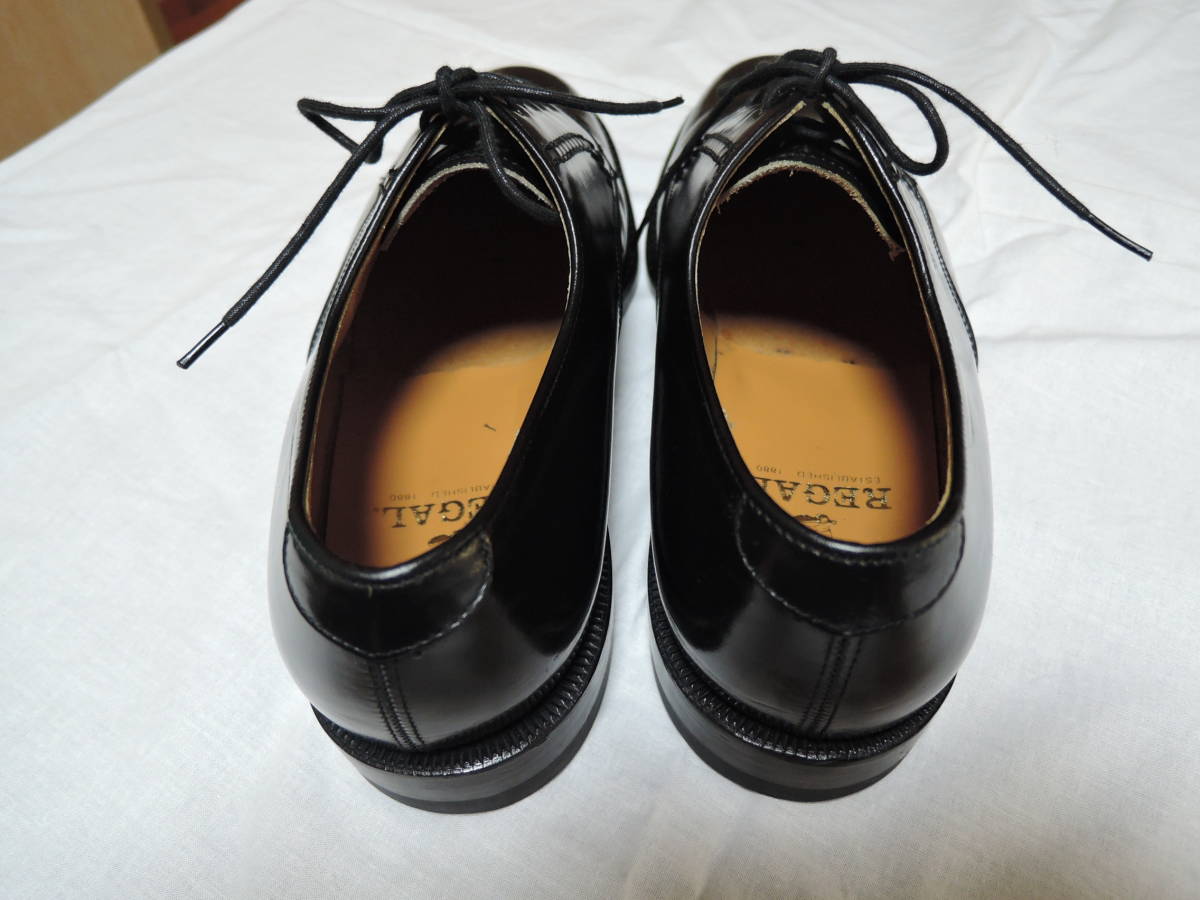 REGALオックスフォードプレントウ革靴メンズ　黒251/2㎝EE_状態は良く、新品のようです。
