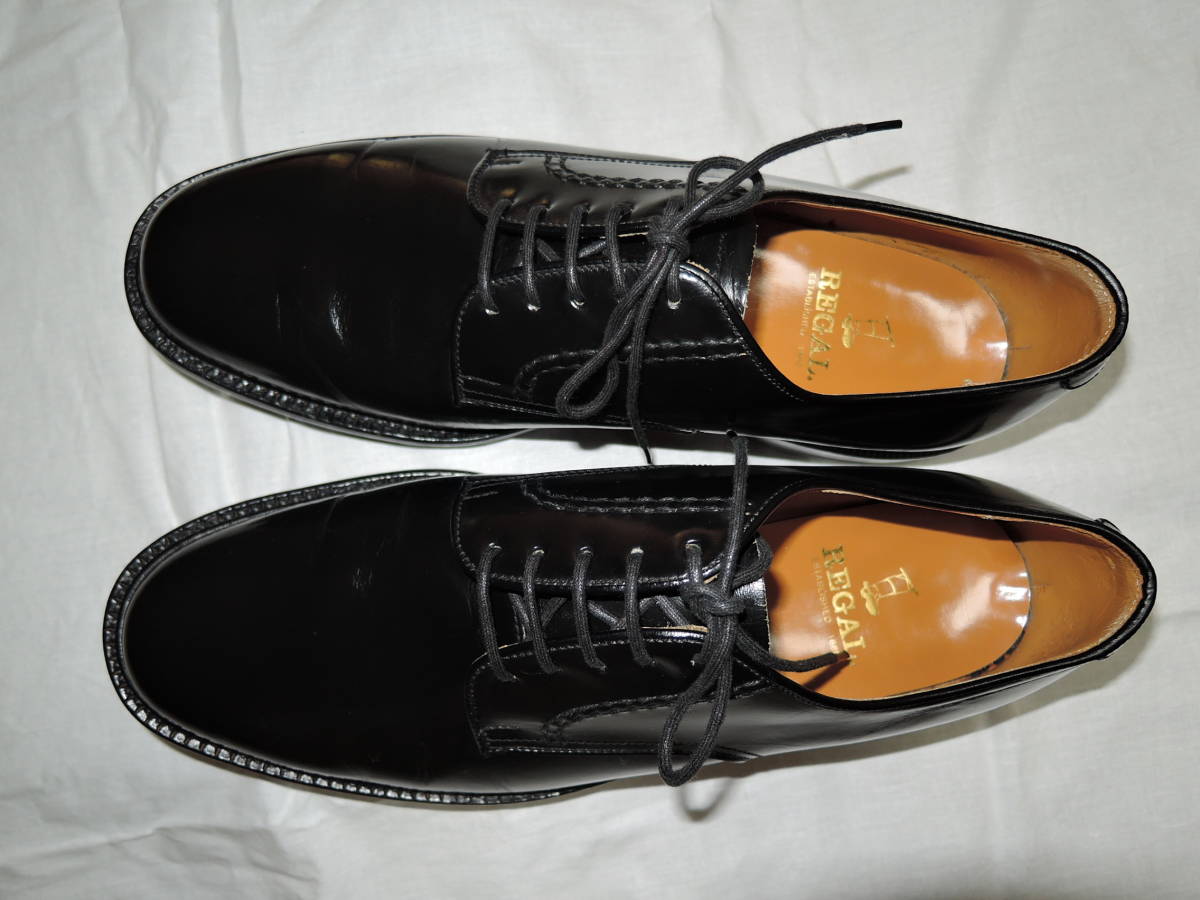 REGALオックスフォードプレントウ革靴メンズ　黒251/2㎝EE_画像7