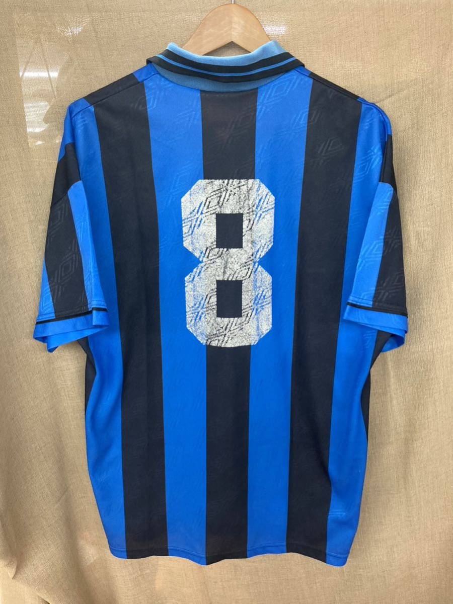 ☆UMBRO アンブロ インテル FC Inter Milano 94-95 Home ユニ No8 サッカーシャツ セリエA_画像6