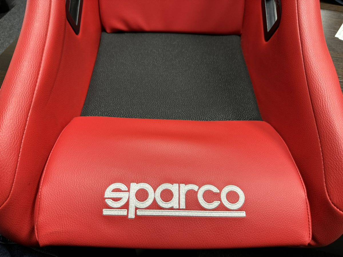 即納　SPARCO JAPAN 正規品 美品 REV J SKY レッド　バケットシート 1脚（合成皮シート）_画像10