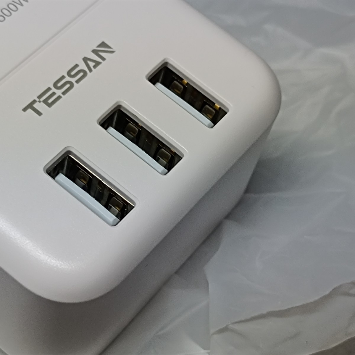 TESSAN TS-721 USB付きコンセント タップ y1101-1_画像5