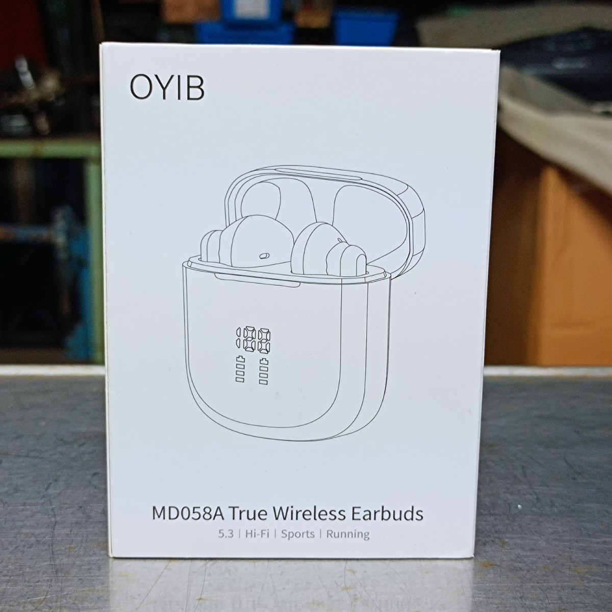 OYIB MD058A Bluetoothイヤホン ワイヤレスイヤホン 軽量 コンパクト 白 y1101-1_画像1