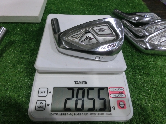 ☆ミズノ MIZUNO JPX850 FORGED アイアンヘッド 6-PWの5個 ランクC 優しく距離も出て操作性良く打感も抜群のJPXフォージドアイアン F-54_画像9