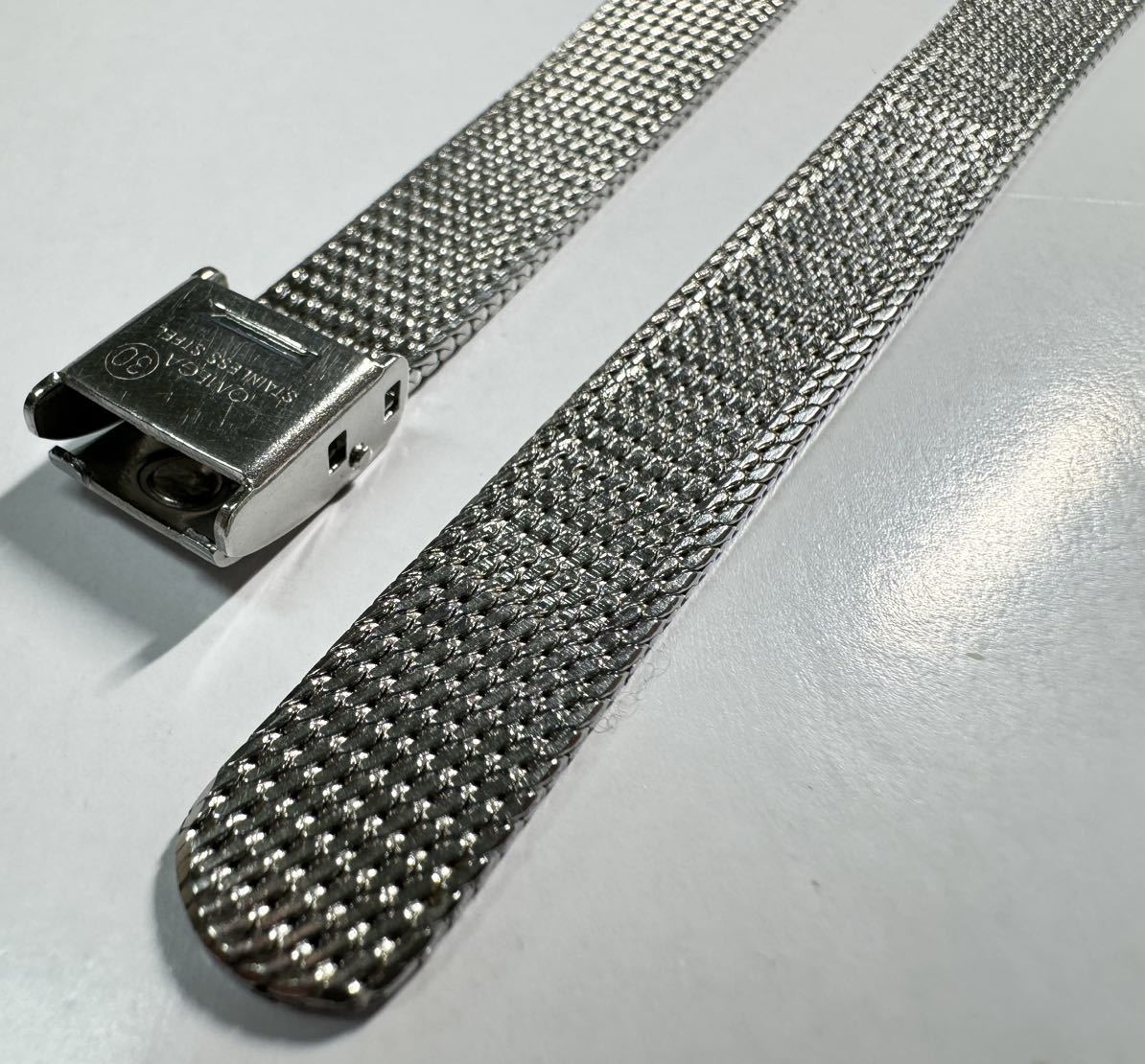 オメガ ステンレスベルト 6011 ラグ幅12mm用 レディース OMEGA stainless steel bracelet メッシュベルト　mesh 23-1_画像10
