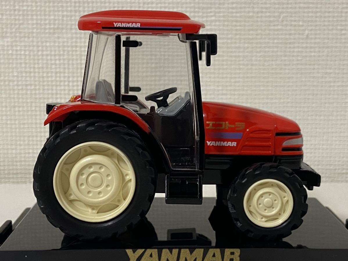 ディーラー特注 ヤンマー エコトラ プルバックカー カラーサンプル 見本 YANMAR 置物 トラクター 非売品_画像4