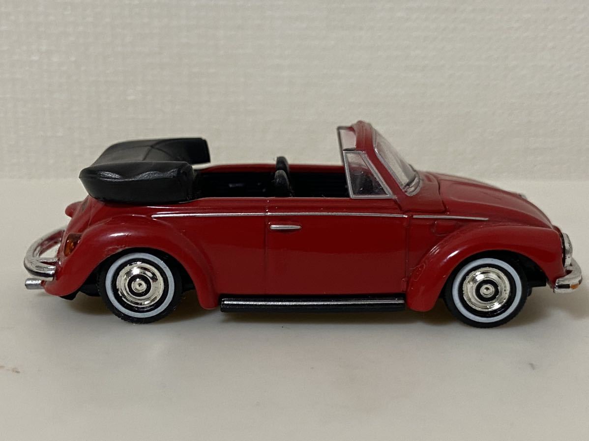 京商 1/64 フォルクスワーゲン ビートル コンバーチブル レッド KYOSHO VOLKSWAGEN Beetle CABRIOLET カスタム品 ローダウンの画像5