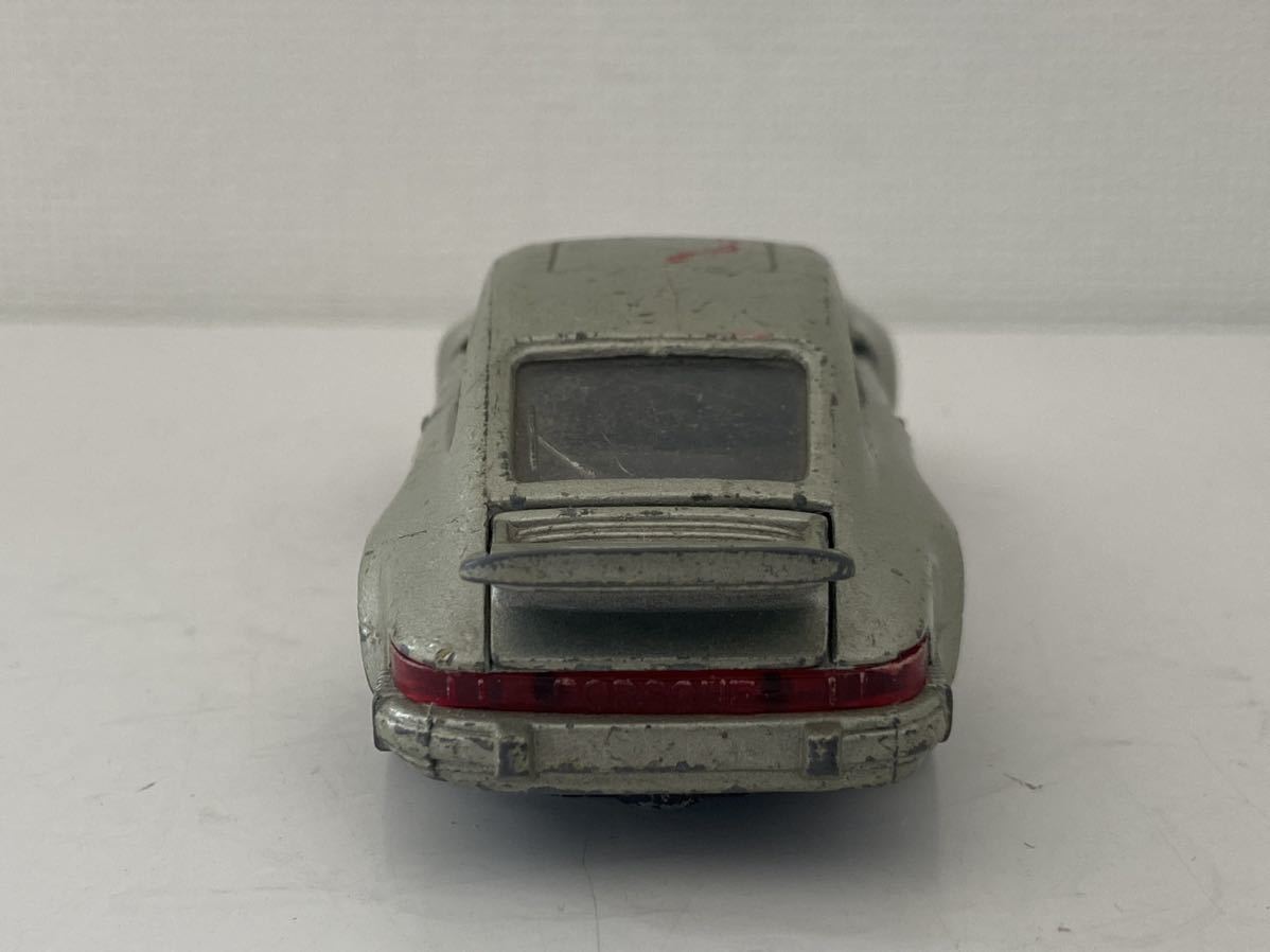 ヨネザワ ダイヤペット 約1/43 ポルシェ 911 ターボ シルバー 銀 YONEZAWA DIAPET ポルシェ TURBO 日本製 当時モノ_画像6