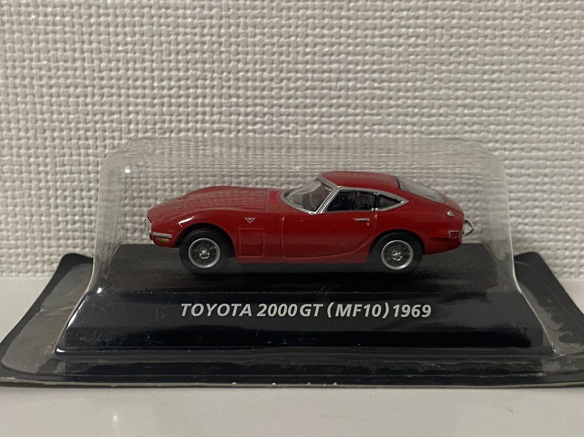  Konami out of print famous car collection 1/64 Toyota 2000GT MF10 1969 red KONAMI TOYOTA