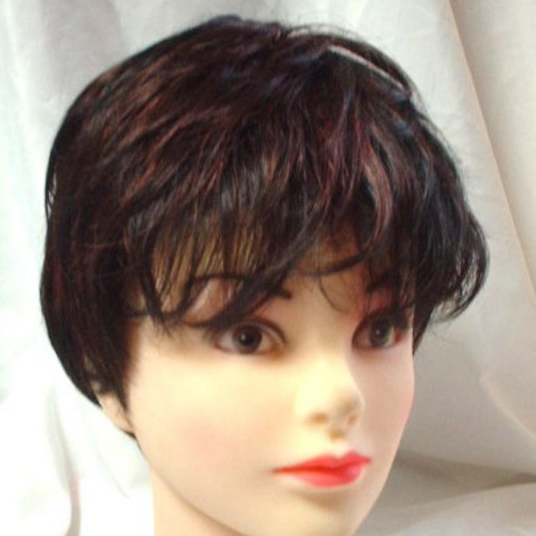 ■ご婦人向けカラーリングタイプかつら ゆとりある制作で大サイズのかたでも大丈夫です。 ■多段階にサイズ調節可■送無料