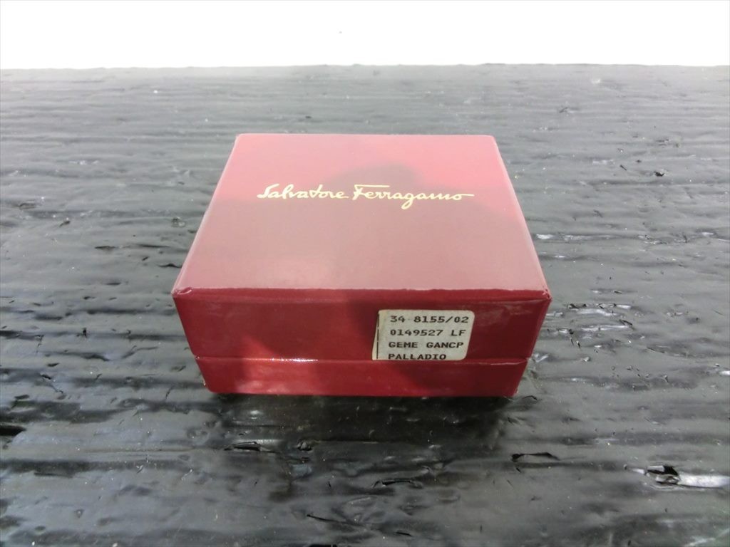 T【KM07-67】【60サイズ】▲Salvatore Ferragamo サルヴァトーレ・フェラガモ/カフス/ファッション小物_画像1