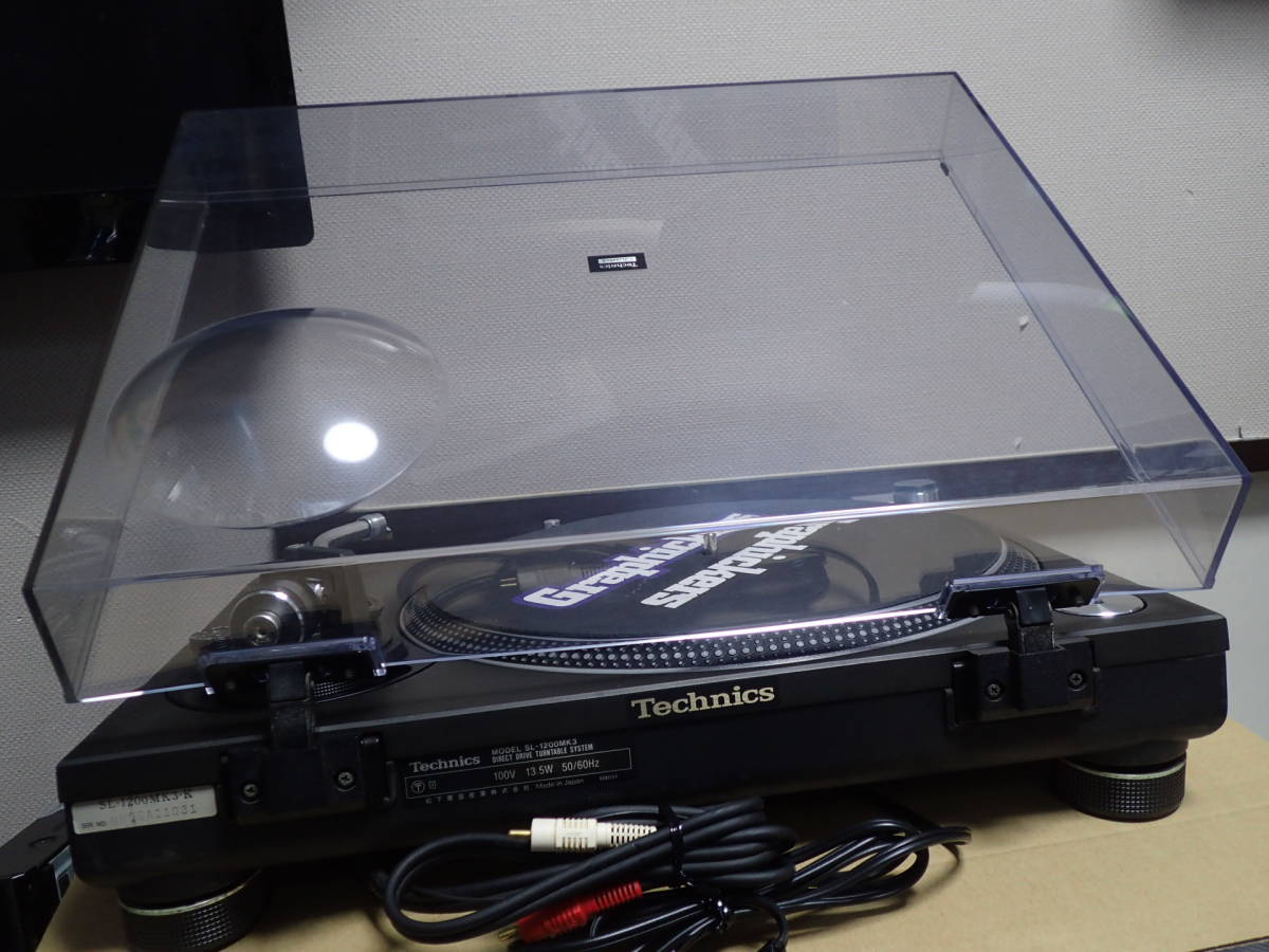 動作OK　Technics テクニクス ターンテーブル 　レコードプレーヤー　SL-1200MK3_画像3