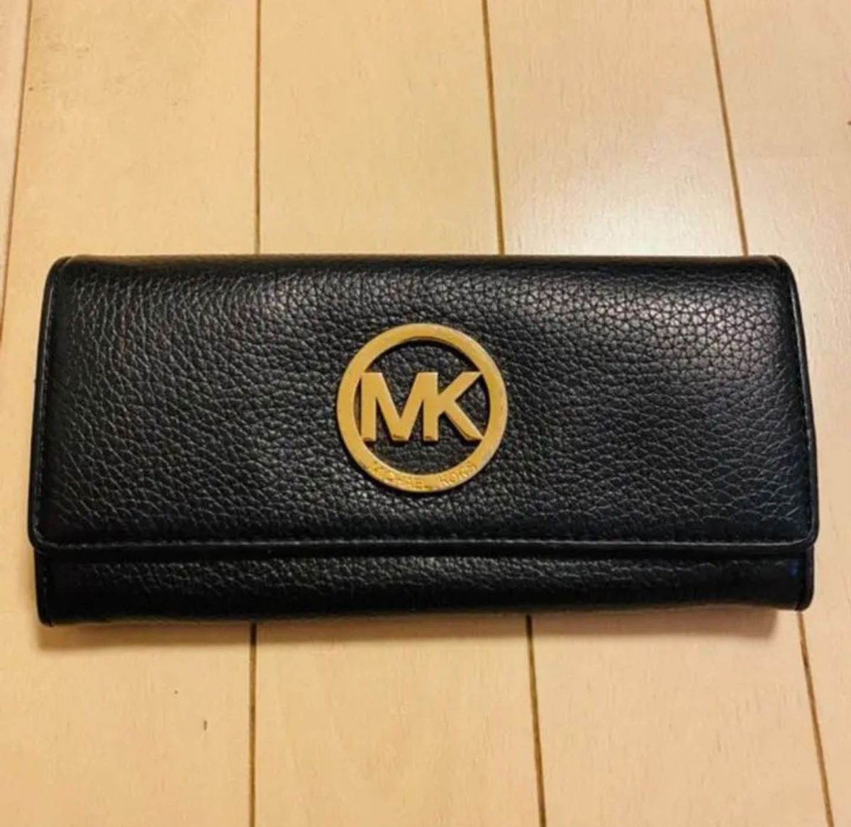 Michael Kors マイケルコース 黒 ブラック長財布 中古