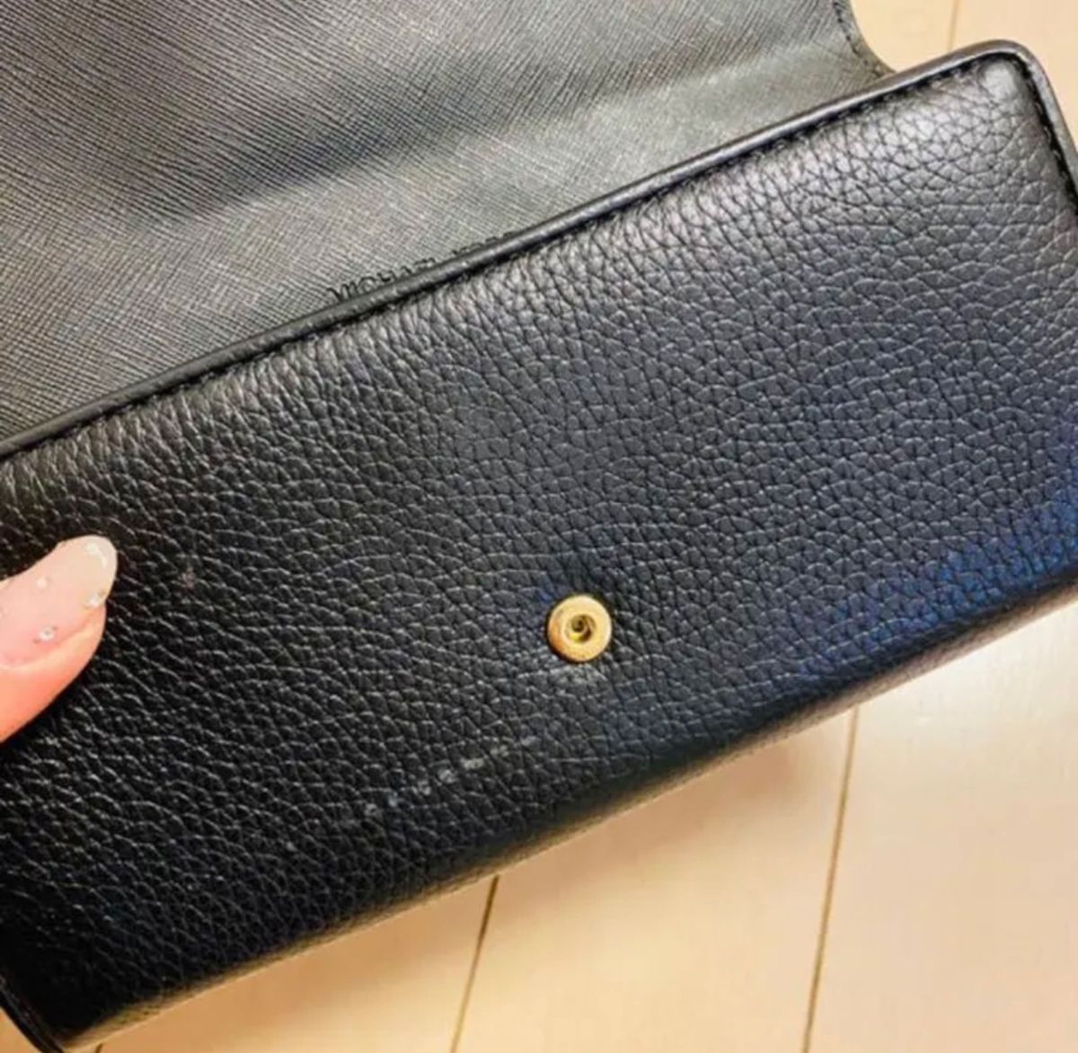 Michael Kors マイケルコース 黒 ブラック長財布 中古