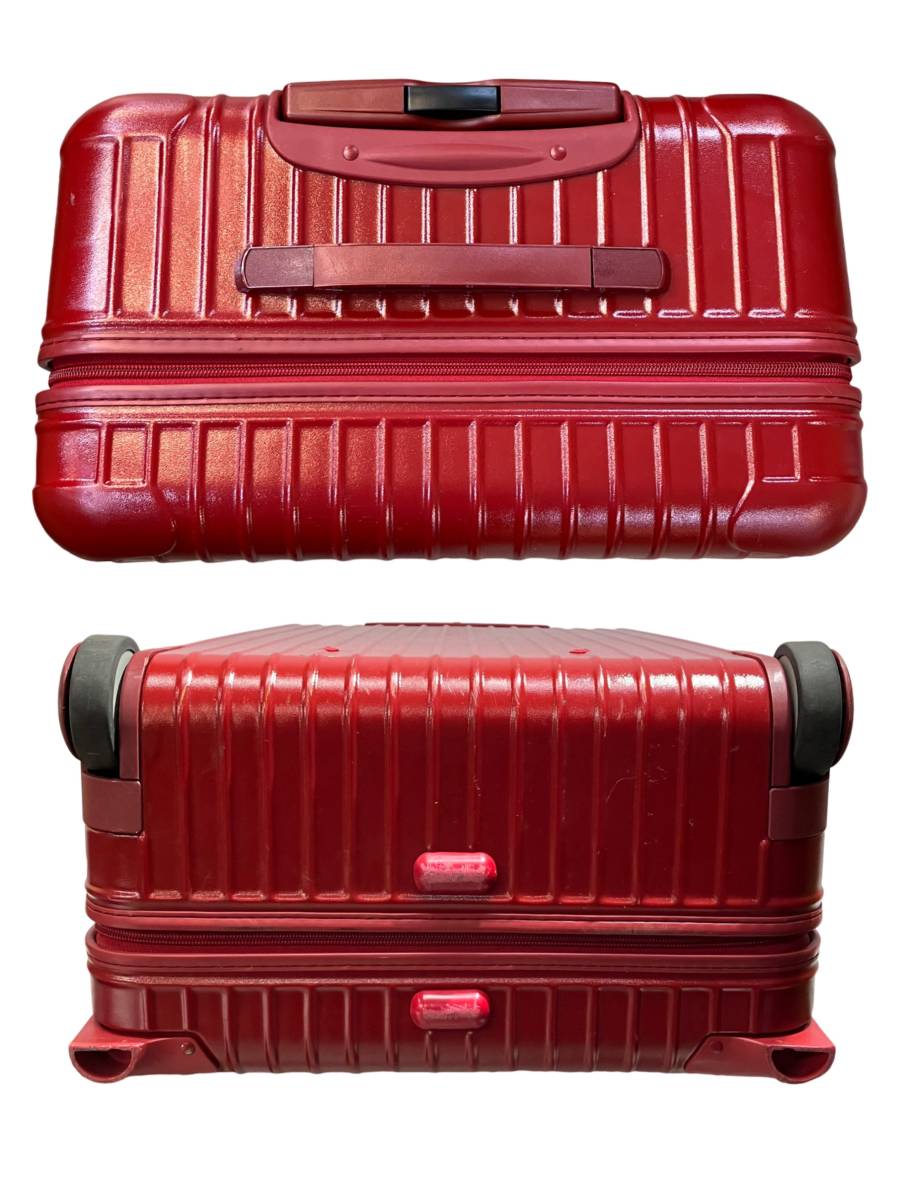 (志木)RIMOWA/リモワ SALSA サルサ 63L 2輪 855.63 スーツケース キャリーケース 赤 レッド ダイヤルロック 軽量 旅行 トラベル _画像5