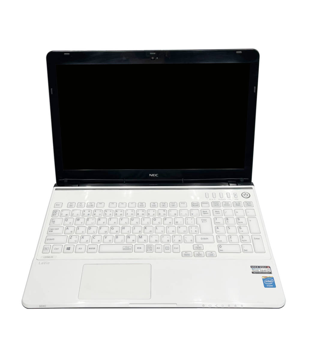 NEC LAVIE LS150 R / PC-LS150RSW-Jノートパソコン3世代CPUSSD NEC LAVIE LS150 R / PC-LS150RSW-Jノートパソコン3世代CPUSSD