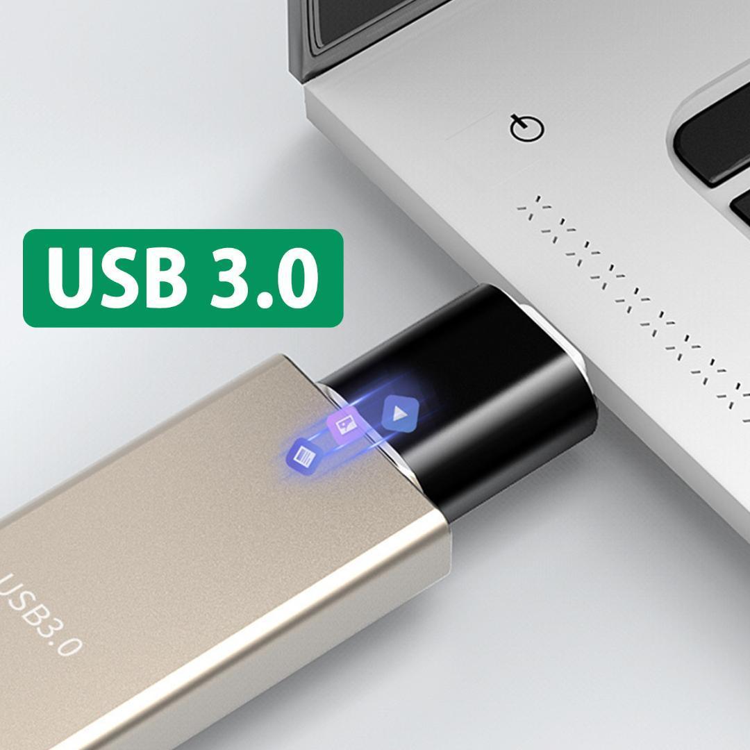 【２個セット】USB3.0 TypeC 変換 アダプタ 高速データ転送 高速充電_画像2