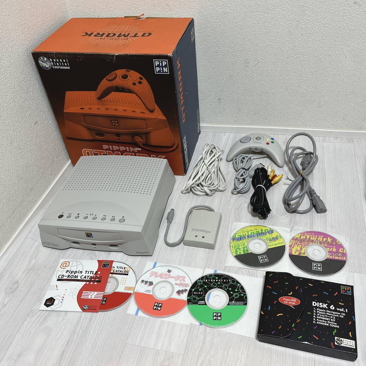 Yahoo!オークション - ピピン アットマーク 本体セット パワーPC Yahoo!オークション - ピピン アットマーク 本体セット パワーPC