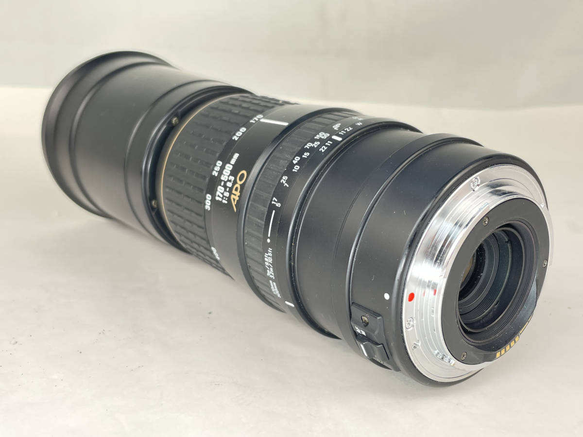 12 SIGMA 170-500mm 1:5-6.3 APO Canon用 ジャンク_画像7