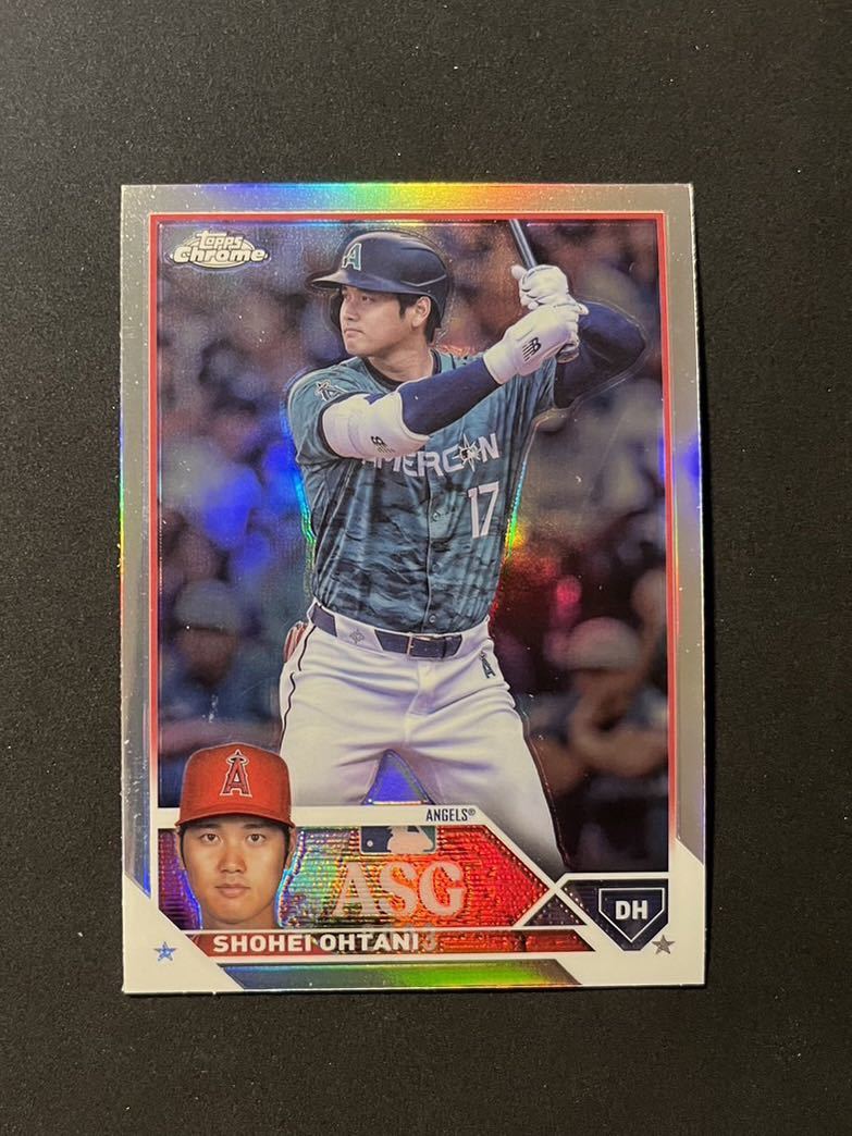 SP! 大谷翔平 2023 Topps Chrome Refractor リフラクター All Stars