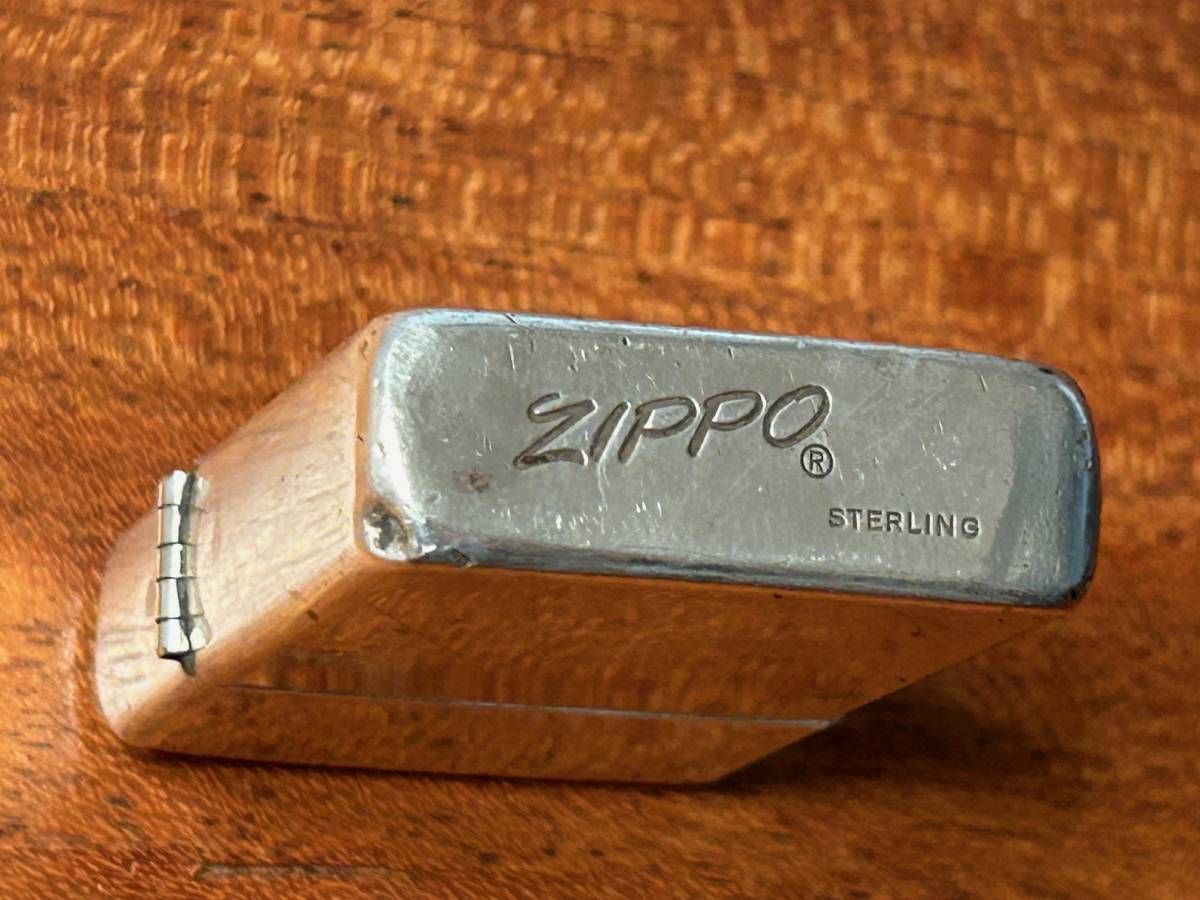 ジッポー　スターリングシルバー　1980年代　斜体ロゴ　ヴィンテージ　/　Zippo Sterling Silver 1980’s Italic Logo Vintage_画像4