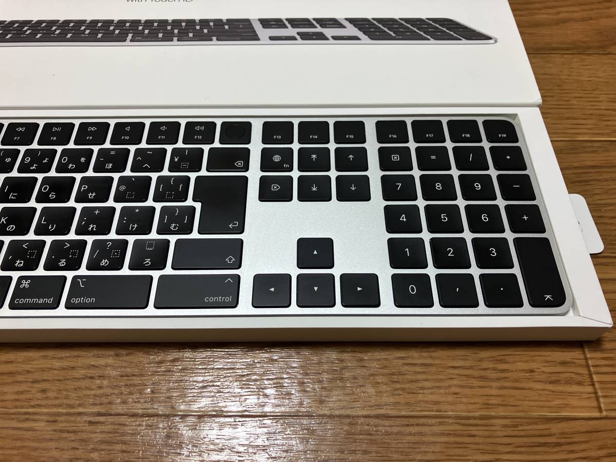 Apple Magic Keyboard 3 Touch ID 搭載 テンキー付き BLACK ブラック JIS Appleシリコン搭載 Mac_画像4