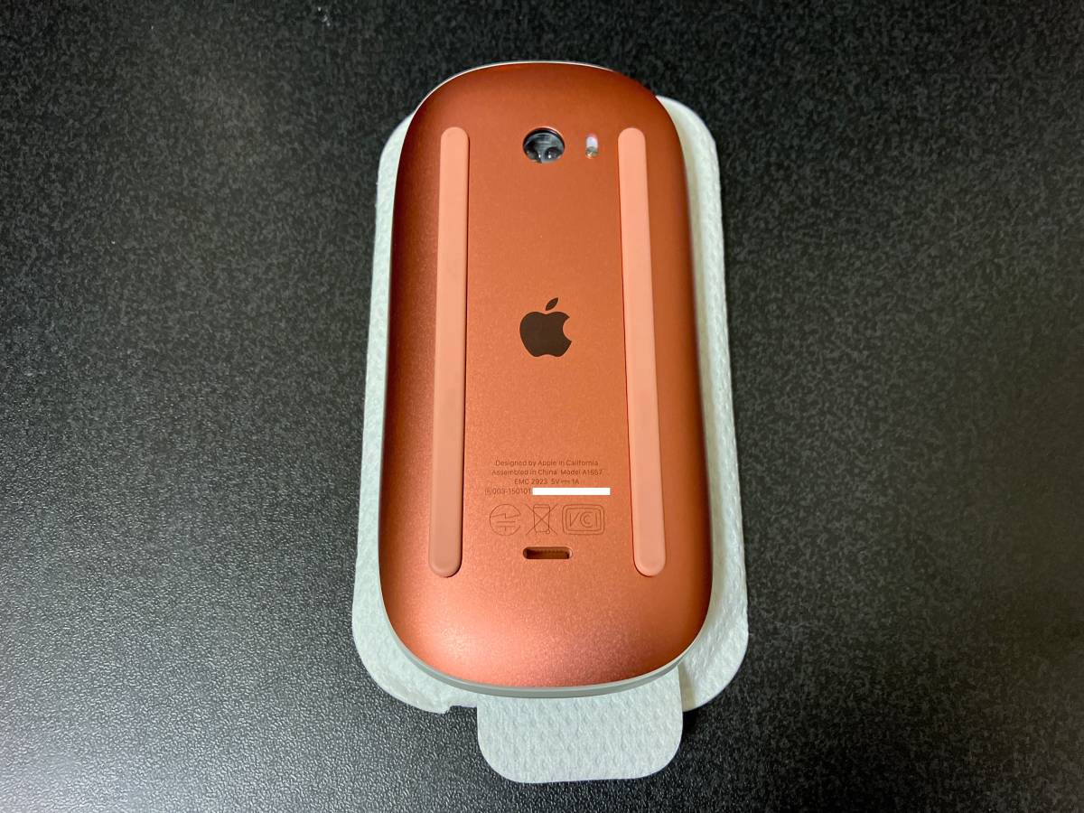最新モデル Apple Magic Mouse 3 Orange Multi-Touch対応 iMac M1 24インチ オレンジ 付属品 アップル マジックマウス 2_画像1