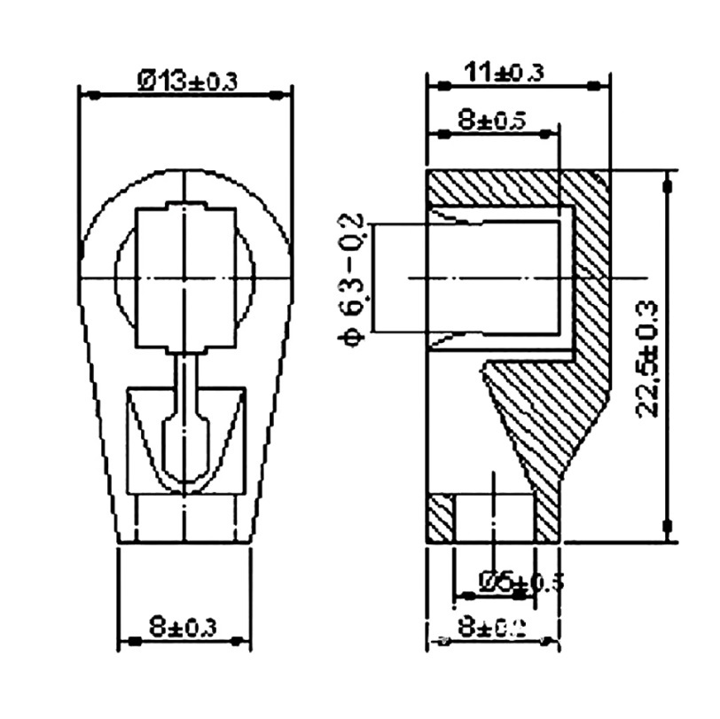  グリッドキャップ 6.4mm 金メッキ 4個セット 真空管ソケット 真空管アンプ 6.3mm③_画像10